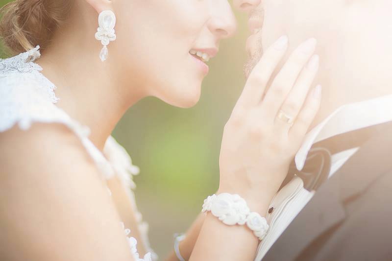 biżuteria ślubna, kolczyki na ślub, ślubne, do ślubu, biżuteria ślubna sutasz, soutache, sutaszowa, swarovski, perły, PiLLow Design